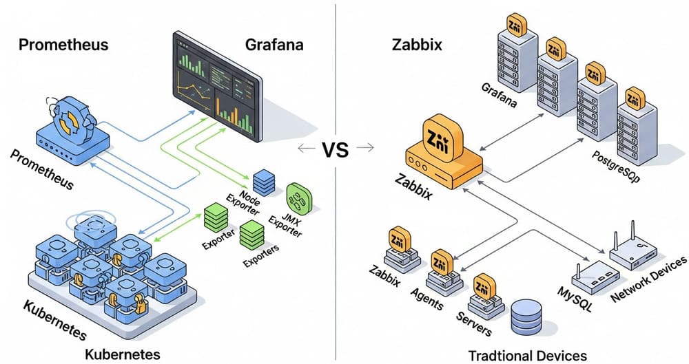 Prometheus vs Zabbix for Data Platforms