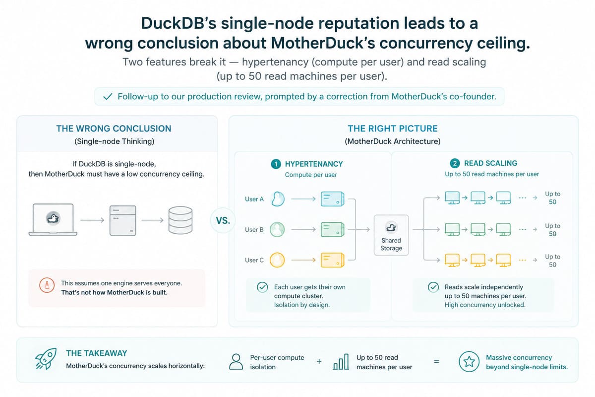 How MotherDuck Scales: Hypertenancy and Read Scaling Beyond Single-Node DuckDB